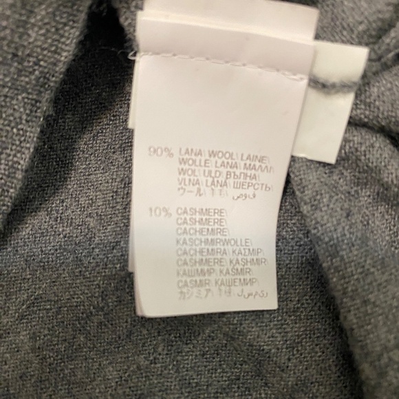 Brunello Cucinelli Cashmere Wool Blend V-Neck Sweater Size L - Picture 8 of 11